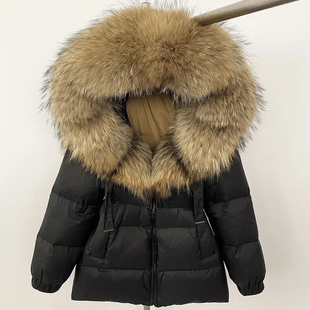 OFTBUY 2025 Winter Clothing Puffer Jacket Women Real Fox Fur Hooded Thick Warm 90% White Duck Down C - Gallery image 48