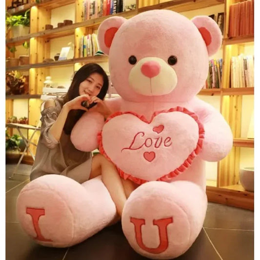 80/100Cm Big LOVE Plush Toy Bear Giant Stuffed Animals Birthday Gifts  - Main View