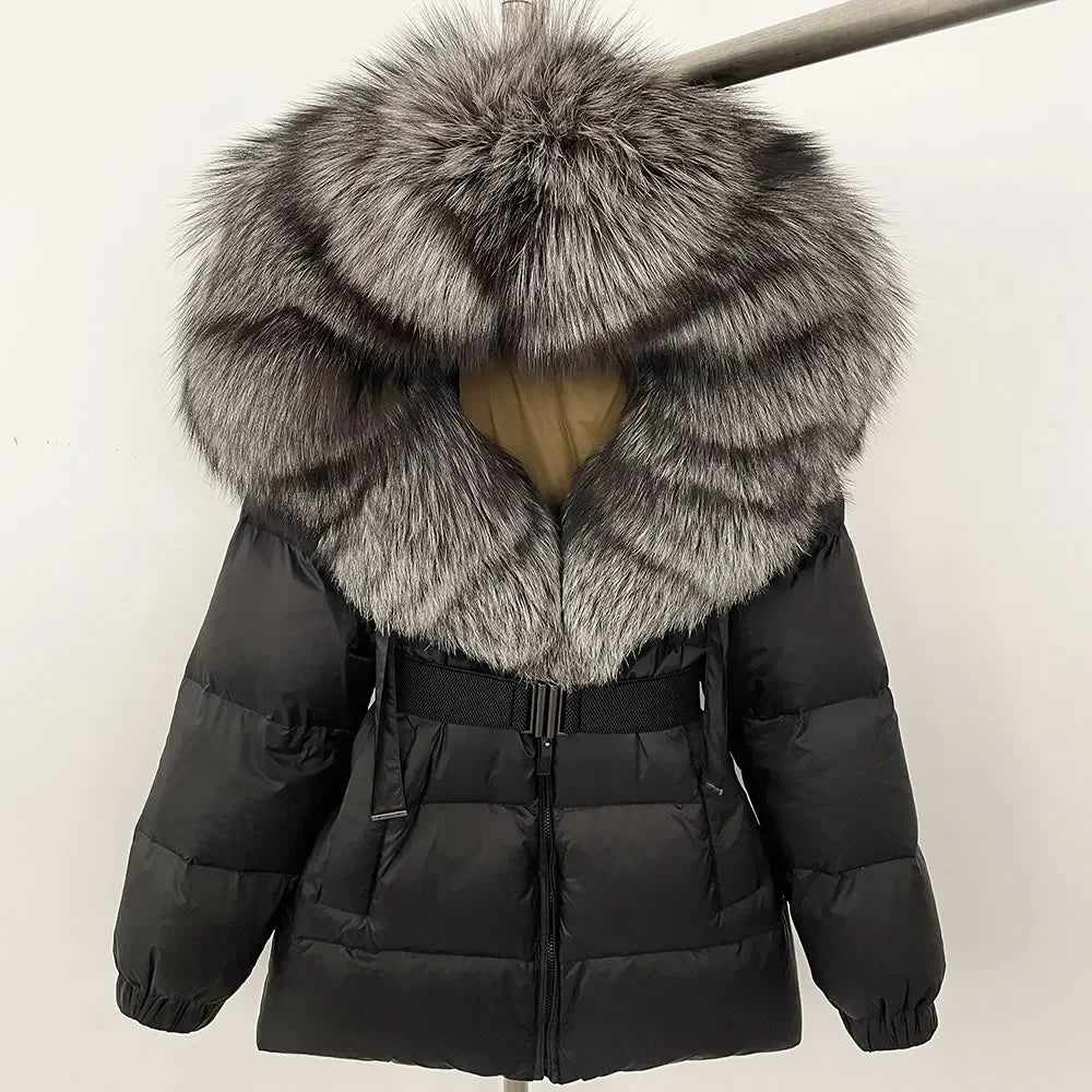 OFTBUY 2025 Winter Clothing Puffer Jacket Women Real Fox Fur Hooded Thick Warm 90% White Duck Down C - Gallery image 18