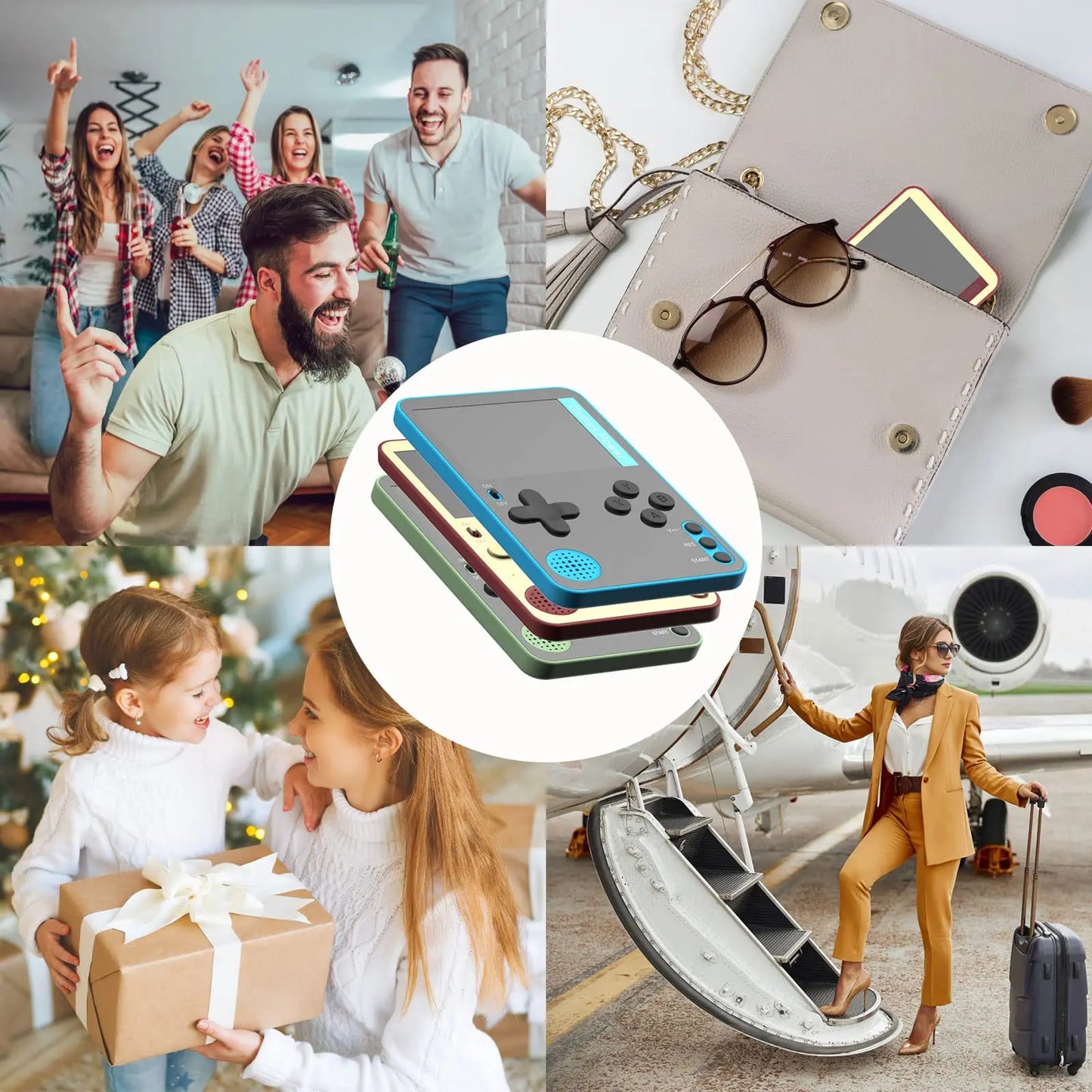 Handheld Game Console 500 Classic Games LCD Retro Video Mini Game