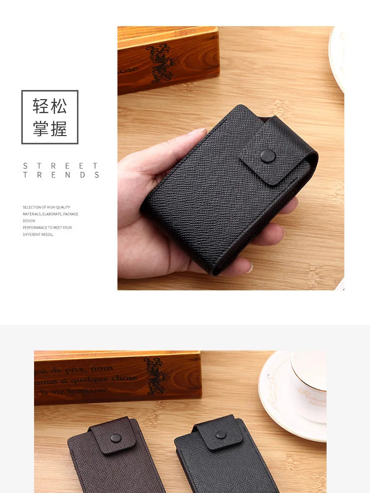 Men Credit Card Holder Leather Purse for Cards Case Wallet for