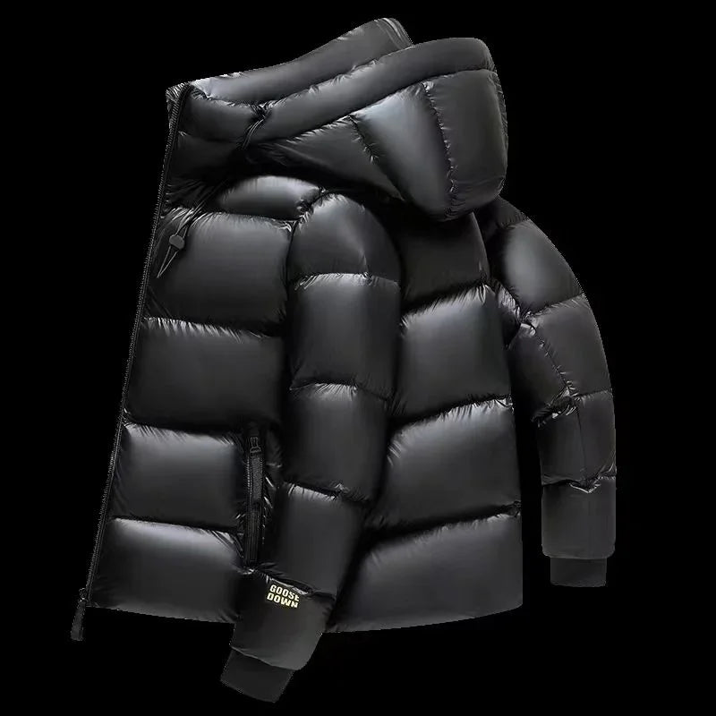 Down Jacket Men Waterproof - Luxury Hooded Goose Feather Puffer - Product Details