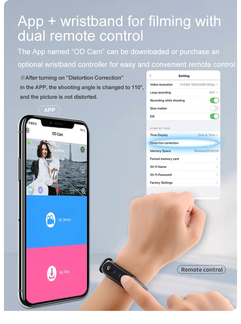 Head Wearable Vlog Camera for YouTube Video, Ordro EP6 PLUS FPV WiFi