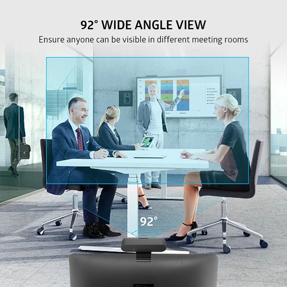 Webcam 2K 1080P - Face Recognition Camera USB | TOALLIN - Included in bundle